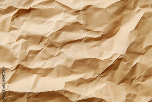 Wallpaper Mural Abstract crumpled and creased recycle brown paper texture Torontodigital.ca