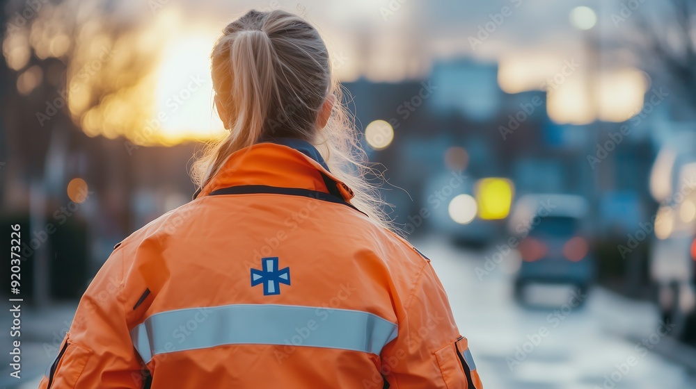 First Responder at Sunset First Responder at Sunset