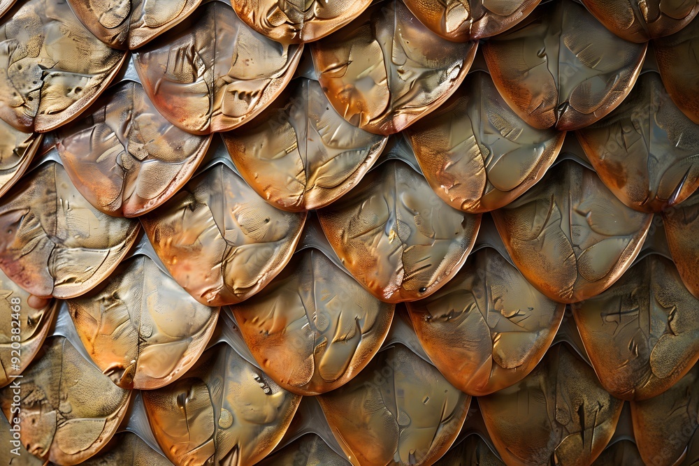 Intricate Textures of Scaled Patterns in Earthy Tones Intricate Textures of Scaled Patterns in Earthy Tones