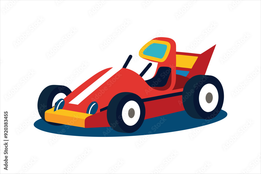 go kart vehicle vector artwork illustration go kart vehicle vector artwork illustration