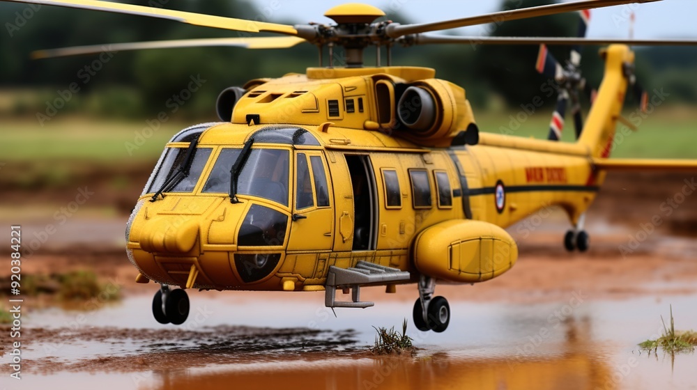 Obraz premium helicopter in action