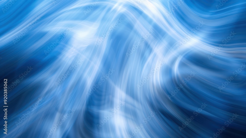 Abstract Swirling Blue and White Abstract Swirling Blue and White