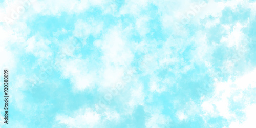 blue sky with Textured cloud, Abstract blue isolated on white background. Inspiring Views of Fluffy Clouds Blue Sky Background. Bright and enjoy with the sky refreshing Clearing day and Good weather.	