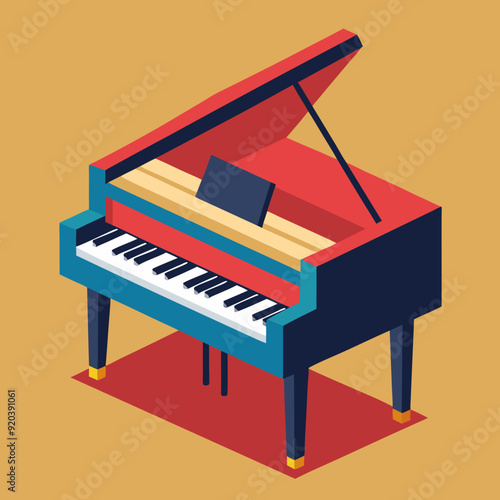 piano and notes