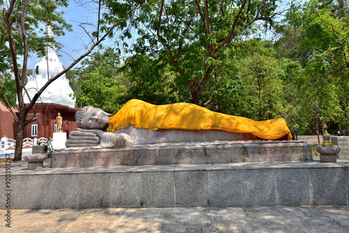 Dhammasathan Suan Rangsi Ariya Maitreya is the most famous landmark in Uthai Thani, Thailand  photo