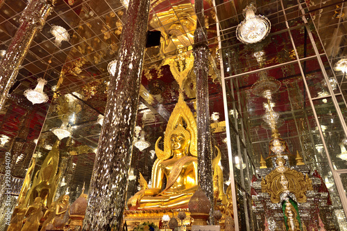 Wat Chantaram or Wat Tha Sung is the most famous landmark in Uthai Thani, Thailand  photo