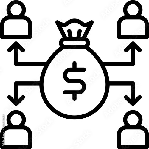 Salary Allocation Icon
