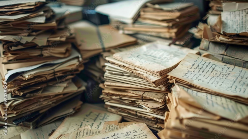 Obraz premium Examine the role of paper in communication throughout history.