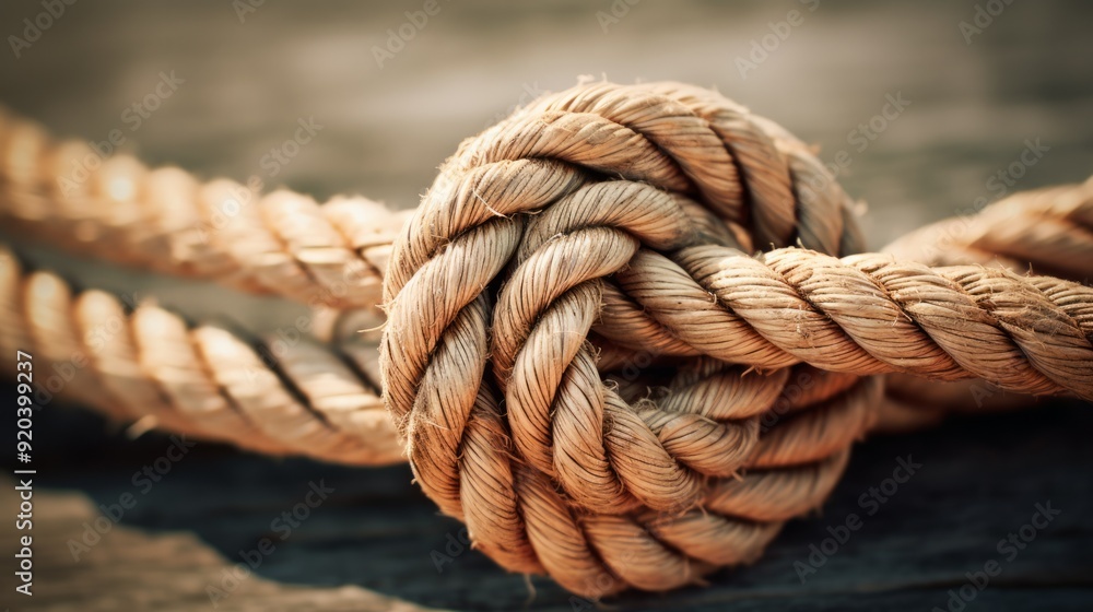 Nautical marine line tied together as a symbol for trust and faith. Neural network ai generated art Nautical marine line tied together as a symbol for trust and faith. Neural network ai generated art
