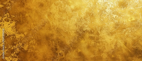 A large seamless background of an aged gold texture 