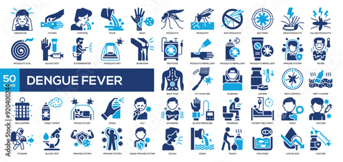 Dengue Fever Icon Collection
