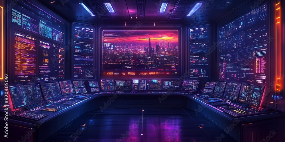 Sleek Metallic Newsroom Design: Vibrant Isometric Visualization, generative ai Sleek Metallic Newsroom Design: Vibrant Isometric Visualization, generative ai