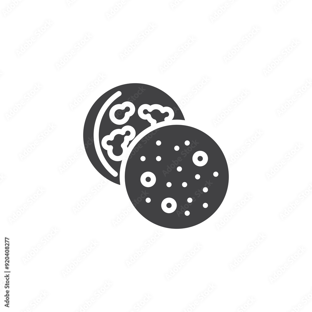 English muffin vector icon English muffin vector icon