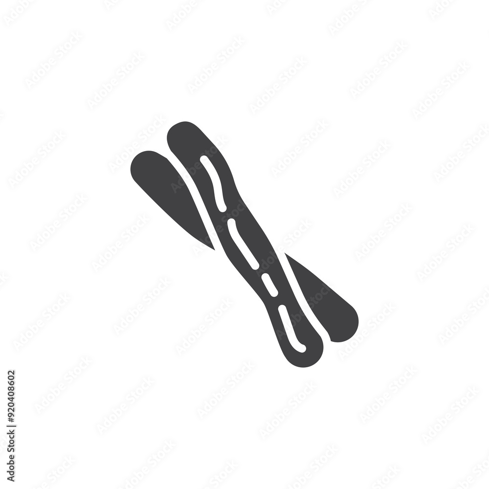 Obraz premium Crispy bread sticks vector icon