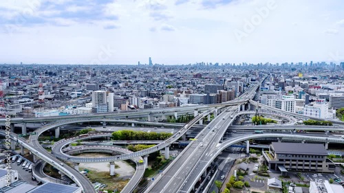 [ 4K Timelapse ] 東大阪ジャンクション