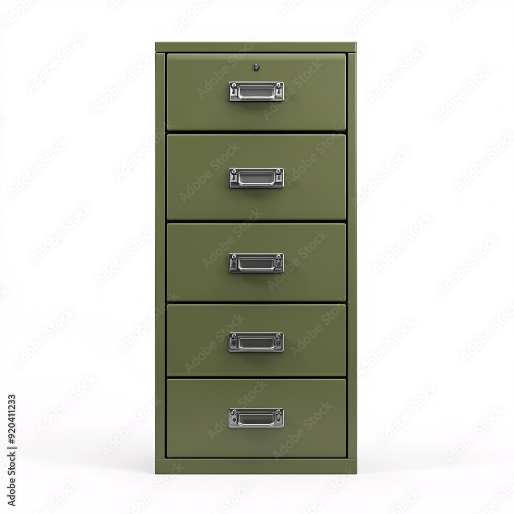 240805 129. Olive green colored file cabinet, white background, 3D Rendering, isometric, fireproof construction, digital keypad lock, reinforced steel body 240805 129. Olive green colored file cabinet, white background, 3D Rendering, isometric, fireproof construction, digital keypad lock, reinforced steel body