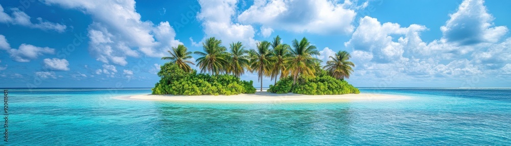 A stunning tropical island paradise featuring lush palm trees, clear blue waters, and vibrant skies, perfect for relaxation and escape. A stunning tropical island paradise featuring lush palm trees, clear blue waters, and vibrant skies, perfect for relaxation and escape.