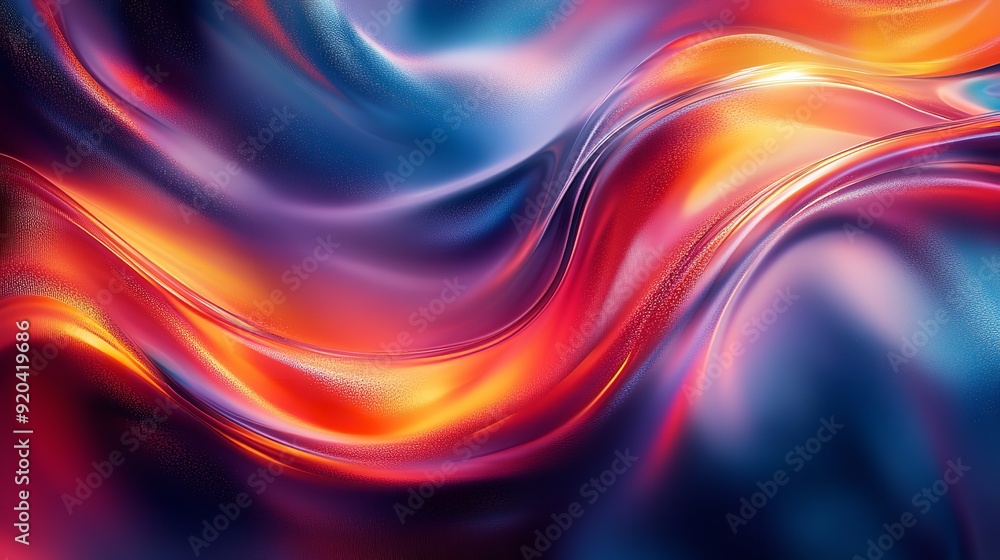 Abstract flowing fabric in vibrant hues of purple and orange, dynamic and ethereal. Abstract flowing fabric in vibrant hues of purple and orange, dynamic and ethereal.