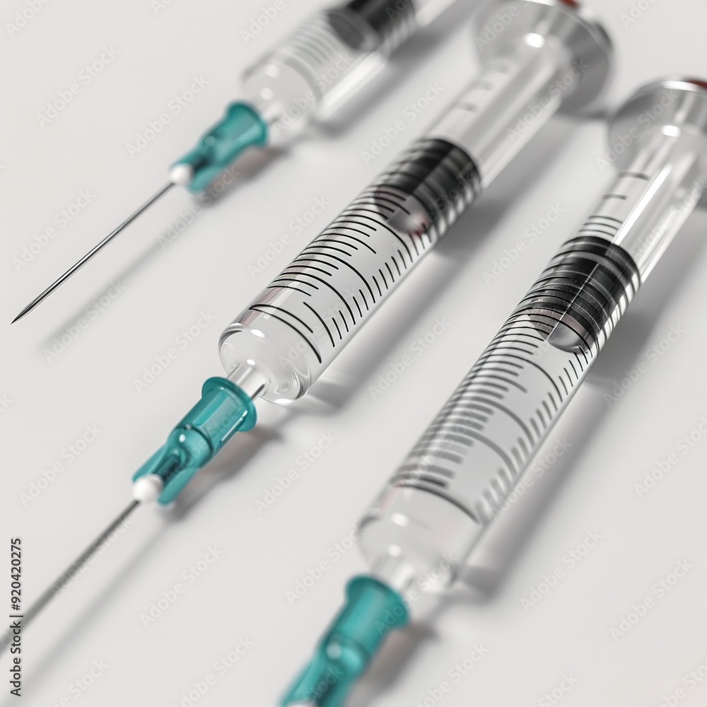 Syringes without needles arranged neatly on a surface, demonstrating a medical supply setup, professional health-related photo composition.
Syringes without needles arranged neatly on a surface, demonstrating a medical supply setup, professional health-related photo composition.