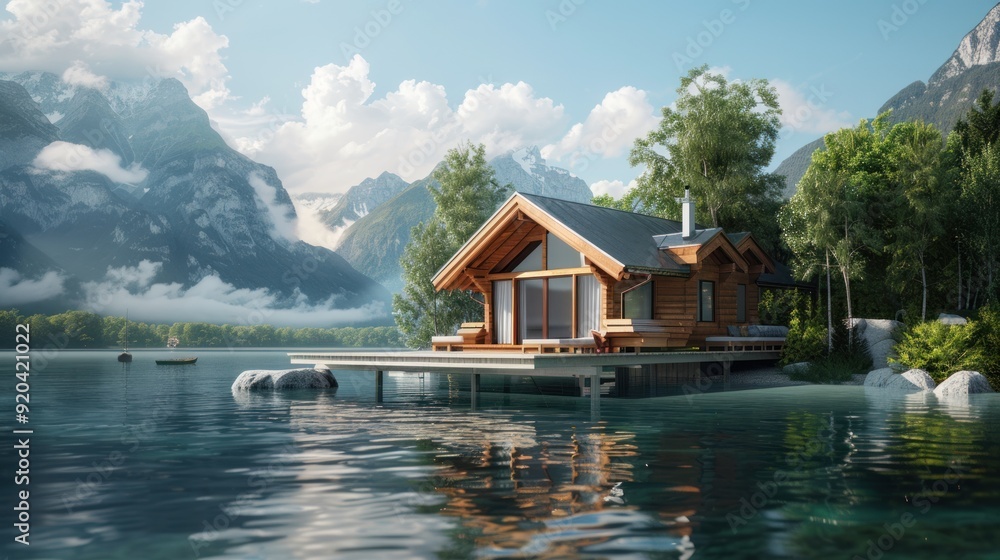 Wooden Cabin by the Lake Wooden Cabin by the Lake