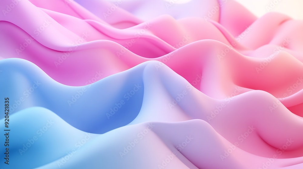 Blue, Pink and White Wavy Lines Background Blue, Pink and White Wavy Lines Background