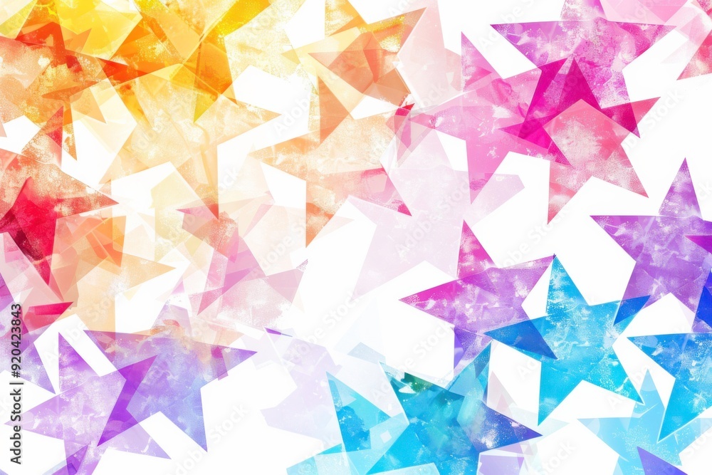 Ethereal abstract star patterns in various cosmic stylized compositions Ethereal abstract star patterns in various cosmic stylized compositions