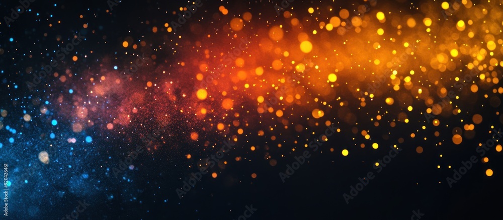 Abstract Background with Blue and Orange Lights Abstract Background with Blue and Orange Lights