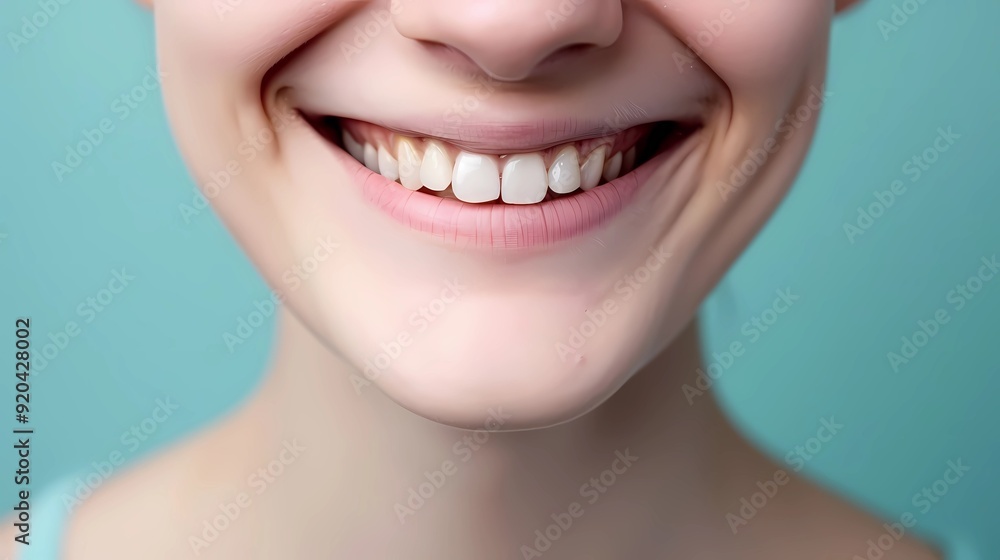 Obraz premium close up of a woman smiling