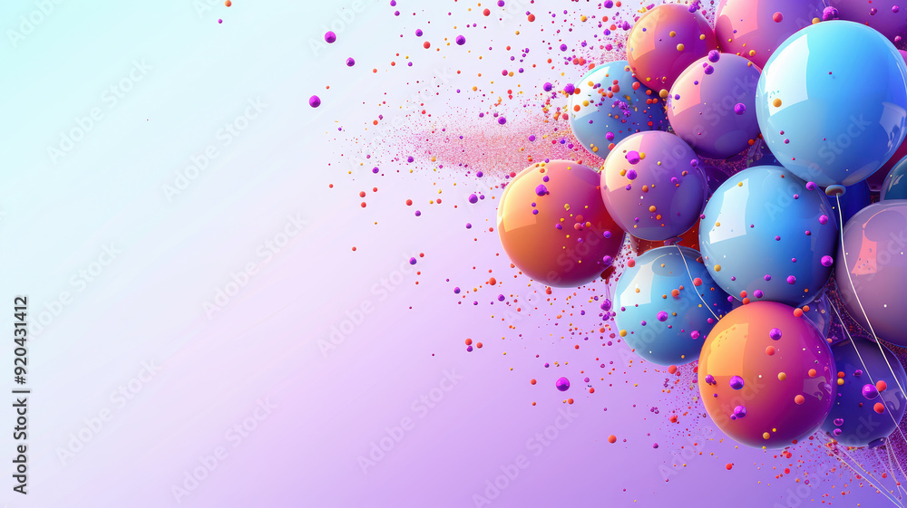 Party Background with Space for Text Party Background with Space for Text