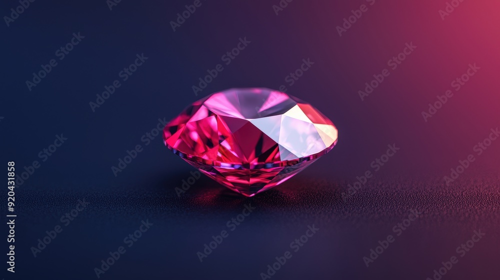 Futuristic Gemstone Security System Holographic Interface with Modern Safety Features and Copy Space for Text in 8K High Detail Resolution