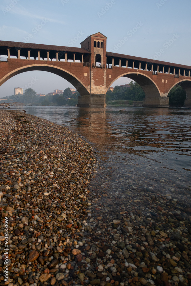 Pavia bridge covered bridge hamlet village country