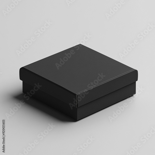 Mockup box on luxury background.