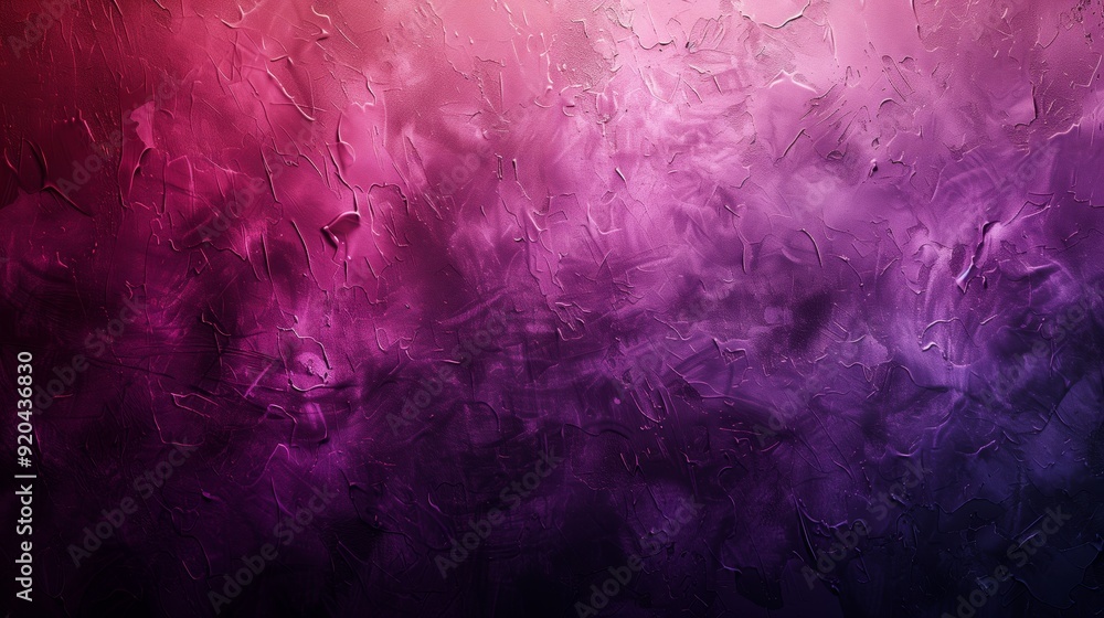 Fototapeta premium Red and purple gradient background, dark tone, with brush texture on a simple background in a dark tone