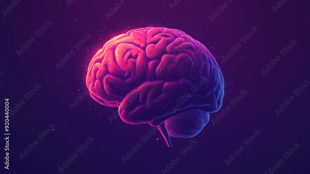 World Alzheimer's Day Poster with Fading Brain Illustration World Alzheimer's Day Poster with Fading Brain Illustration