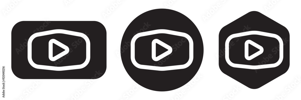 Play Button Icon Circle | Start Buttons Illustration | Video Audio Player Navigate Symbol | Arrow Logo | Game Begin Sign | Isolated | Variations Play Button Icon Circle | Start Buttons Illustration | Video Audio Player Navigate Symbol | Arrow Logo | Game Begin Sign | Isolated | Variations