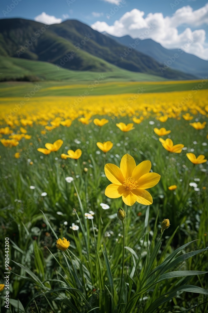 a field of yellow a field of yellow