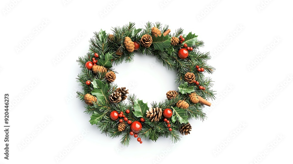 Wreath set Stickers , isolated on a white background, 3D realistic High quality image files,, Wreath set Stickers , isolated on a white background, 3D realistic High quality image files,,