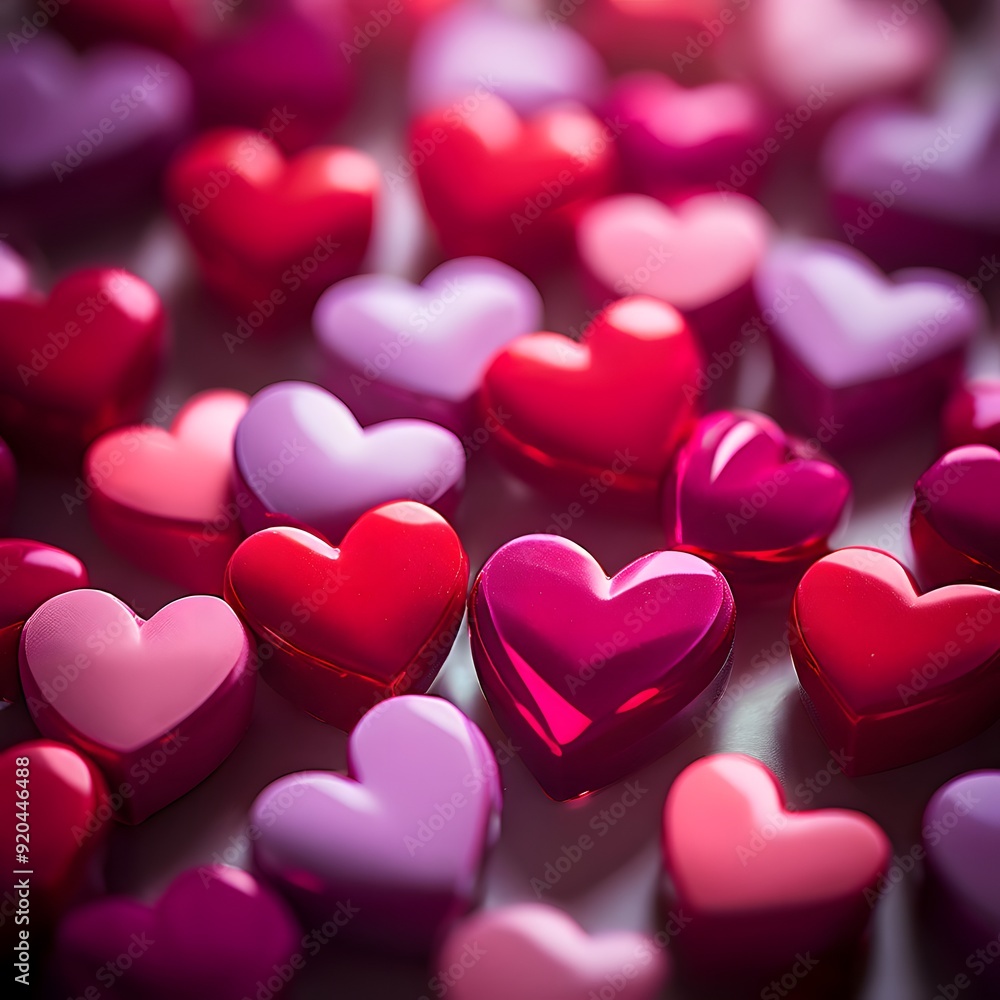 hearts on a red, heart shaped hearts on a red, heart shaped