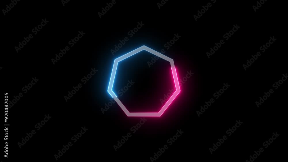 neon glowing line frame. geometric neon stripe shape background. neon glowing line frame. geometric neon stripe shape background.