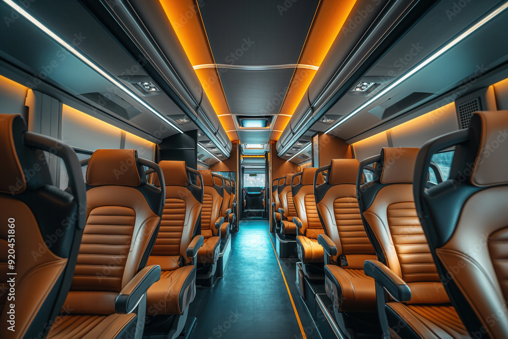 Fototapeta premium Bus interior