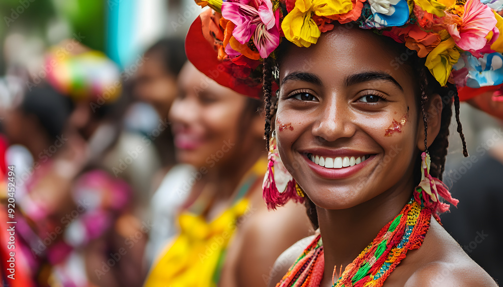 The beauty smiled and felt happy The beauty smiled and felt happy