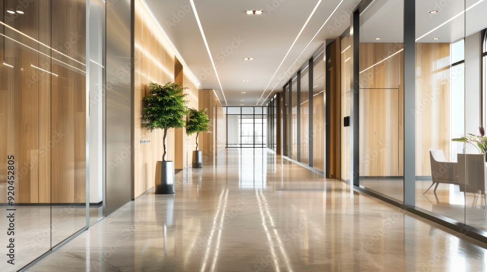 Modern Office Hallway Interior Design Modern Office Hallway Interior Design