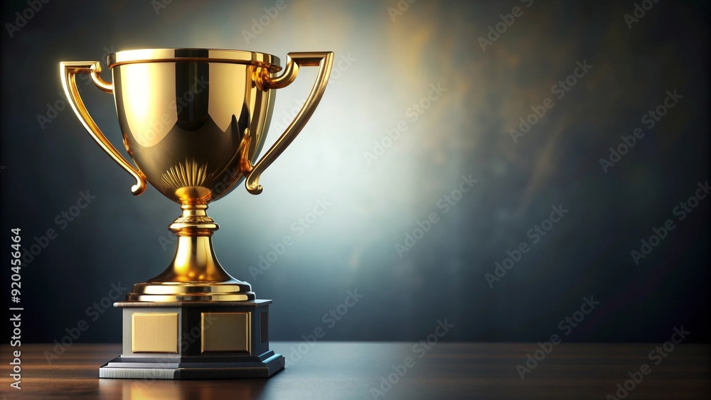 Gold trophy awarded to the best champion for their success , gold, trophy, champion, award, success, winner Gold trophy awarded to the best champion for their success , gold, trophy, champion, award, success, winner