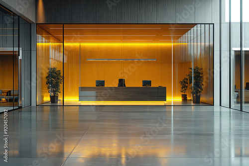 Industrial office interior