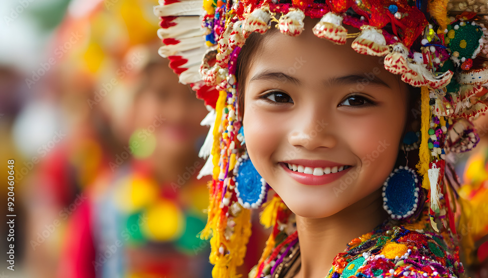 The beauty smiled and felt happy The beauty smiled and felt happy