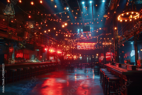 Night club interior