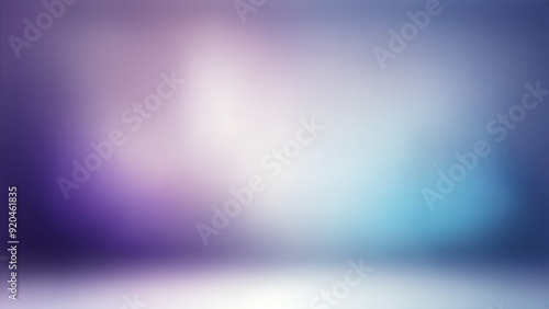 White blue purple blurred abstract gradient on grainy background