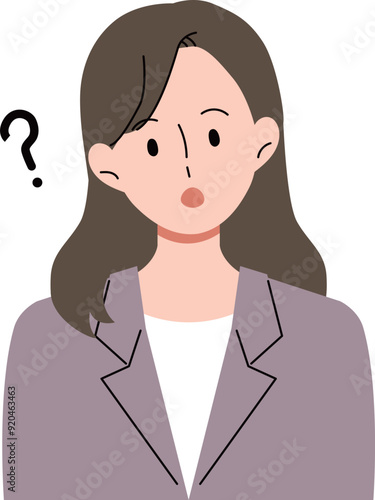 직장인(여성) 일러스트