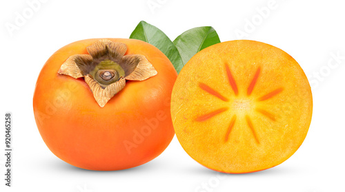 Obraz na plátne persimmon isolated on transparent png