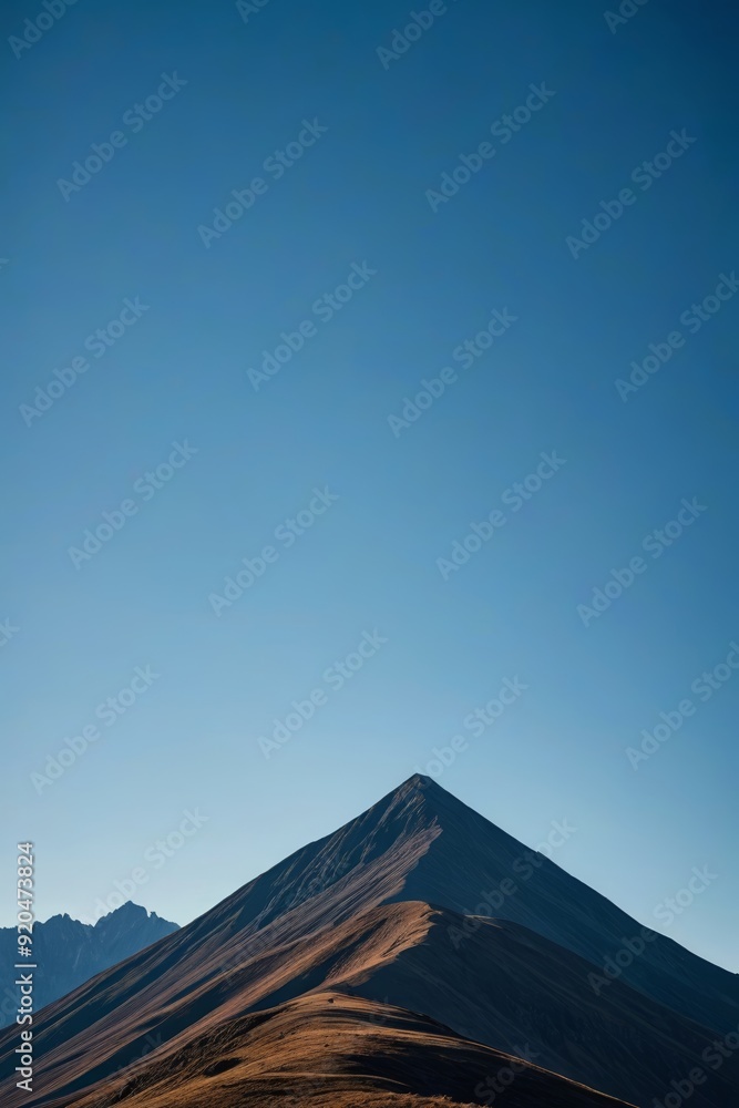 Fototapeta premium a mountain with a